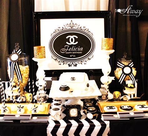 Coco Chanel Party Decoration 